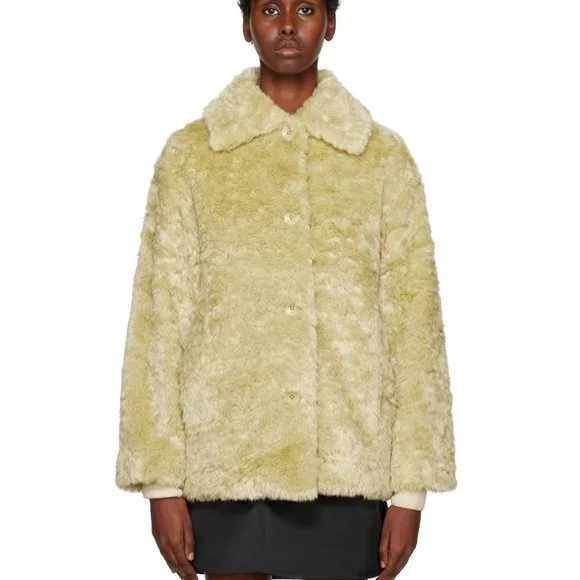 PROENZA SCHOULER Faux Fur Coat XL